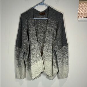 Kerisma Ombre Wool Blend Draped Cardigan Size M